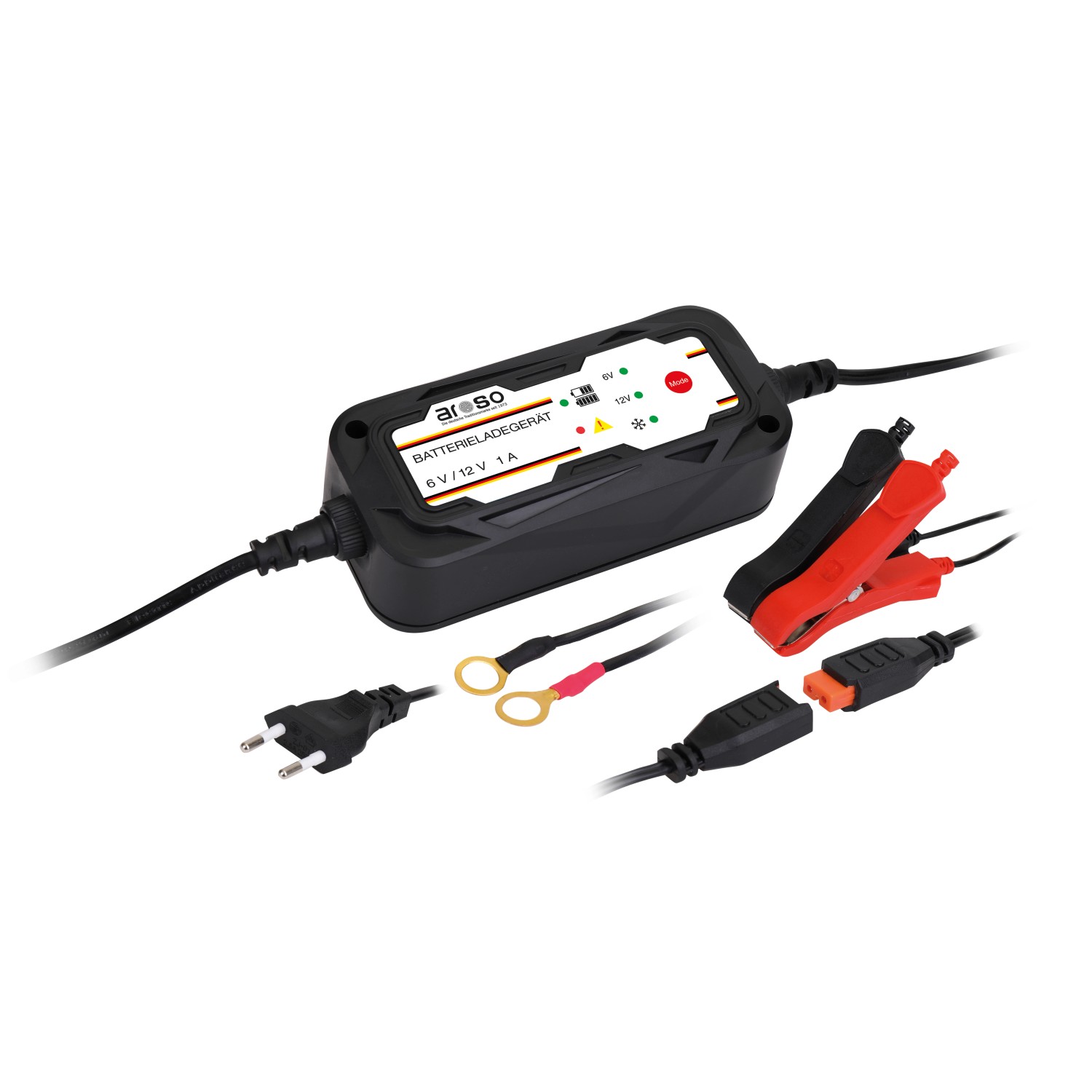 Aroso Nabíječka autobaterií řízená mikroprocesorem Pb/gel 6V 0.55A / 12V 1A