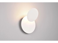 TRIO LED nástěnné svítidlo MIO kov/bílé matné 6 W, 560 lm, 3000 K, pr. 18 cm