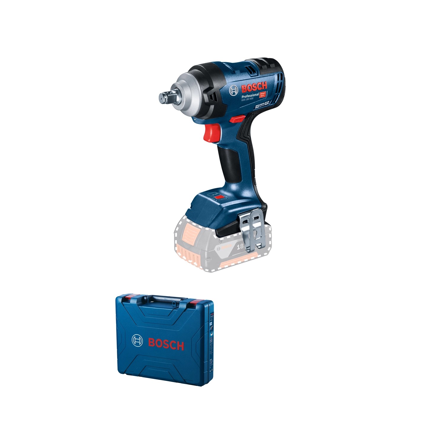 Bosch Professional Aku rázový utahovák GDS 18V-400