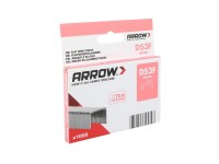 Arrow Ploché drátěné sponky do sponkovačky D53F, délka 6 mm, 1000 ks