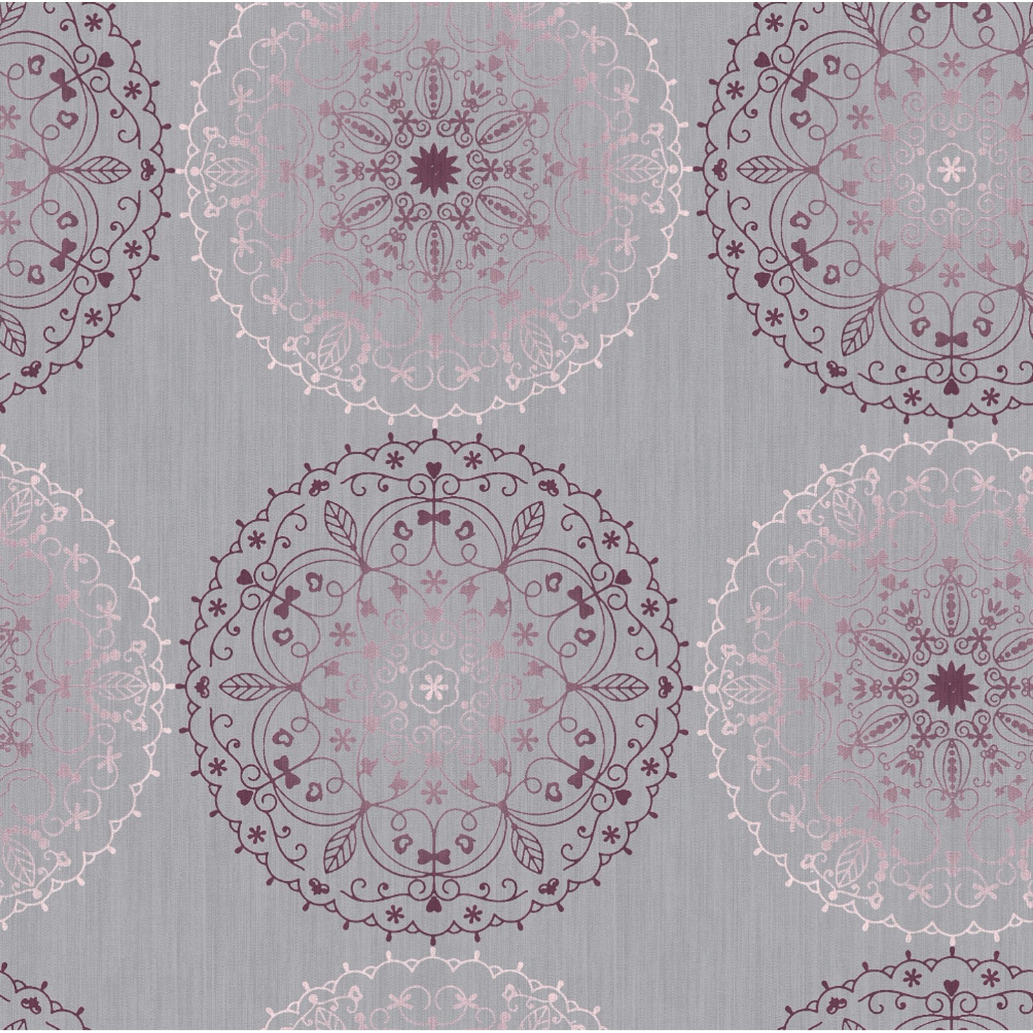 d-c-table Ubrus Monte Carlo Charlene Grau, šířka 140 cm - metráž