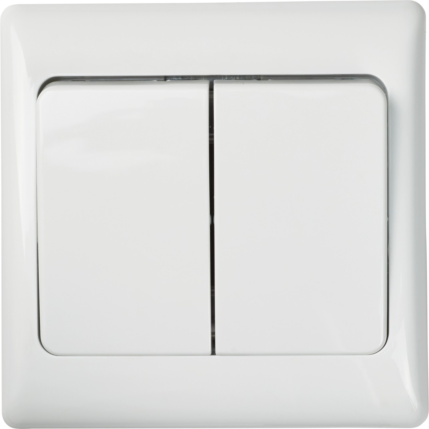 OBI Sériový vypínač Rea polárně bílý včetně rámečku
