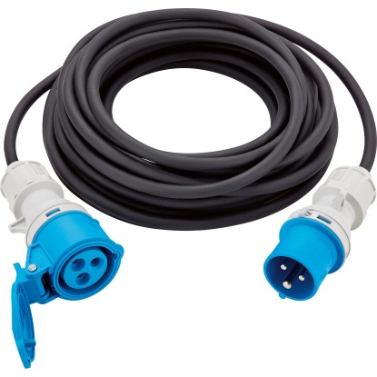 Prodlužovací kabel pro karavan 1x zásuvka 1xCEE zásuvka, max. 3500W, 10 m