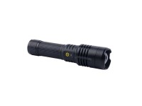 SOLIGHT LED svítilna nabíjecí, 1400 lm, zoom, power banka, černá