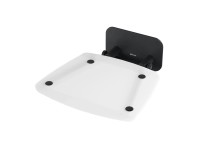 RAVAK Sprchové sedátko Ovo B II opal/černá RAVAK Sprchové sedátko Ovo B II opal/černá