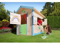 Weka Dětský domeček na hraní Tabaluga, přírodní, 154 x 145 x 153 cm Weka Dětský domeček na hraní Tabaluga, přírodní, 154 x 145 x 153 cm