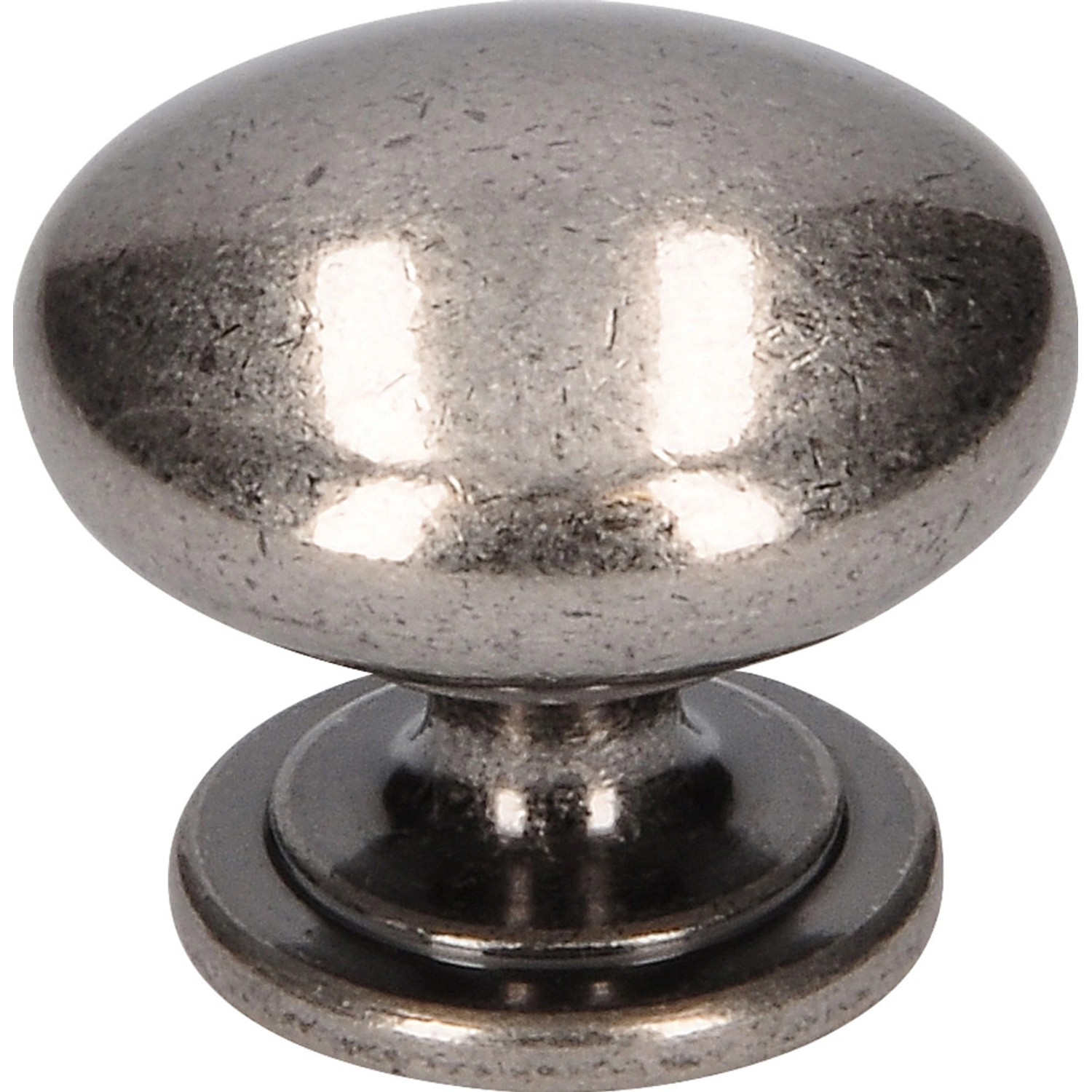 Siro Nábytkový knoflík 1533, kov, barva starého stříbra, průměr 33 mm