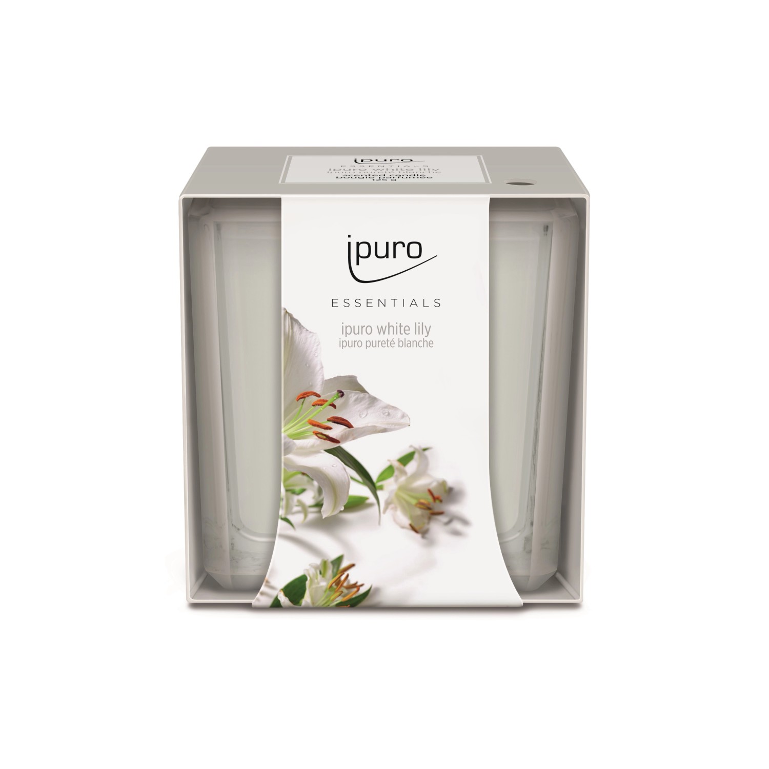 ipuro Essentials White Lily vonná svíčka 125 g