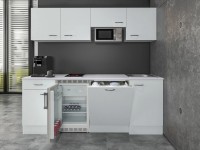 Flex-Well Kuchyně Wito 210 cm/typ 2 - lednice/mikrovlnka/varná deska/myčka