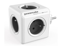 allocacoc Rozbočovací kostka PowerCube Original, 5 zásuvek, šedá allocacoc Rozbočovací kostka PowerCube Original, 5 zásuvek, šedá