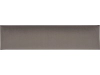 Nástěnný polstr obdélník 15 cm x 60 cm tmavě šedý sametový