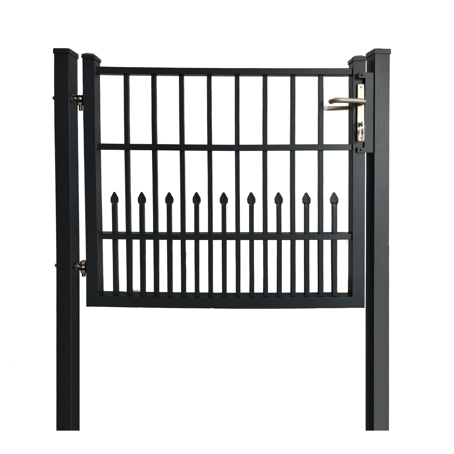 Floraworld Dekor. jednokřídlá branka Bremen k zabet. antracit 120 x 103 cm