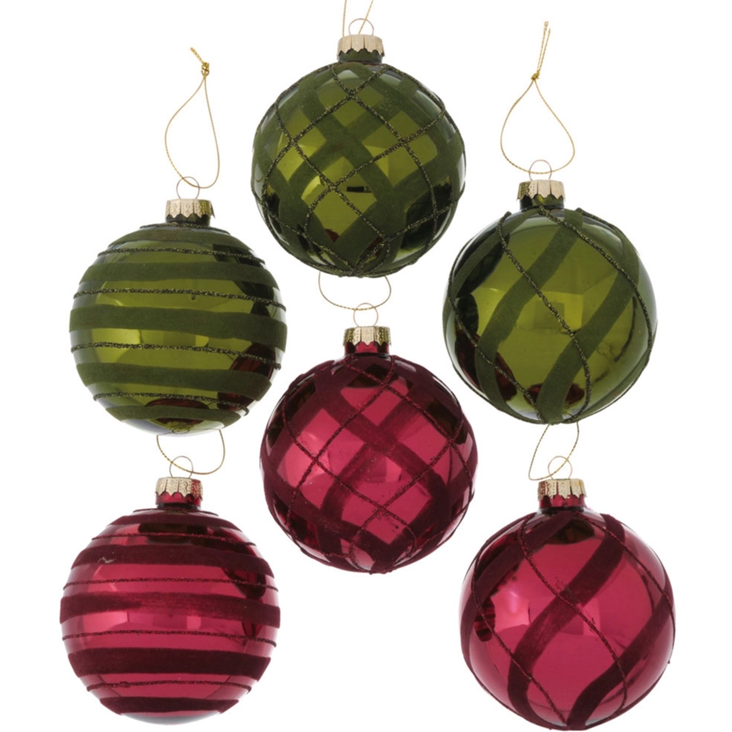 Boltze Home Vánoční koule Monja v 6 provedeních