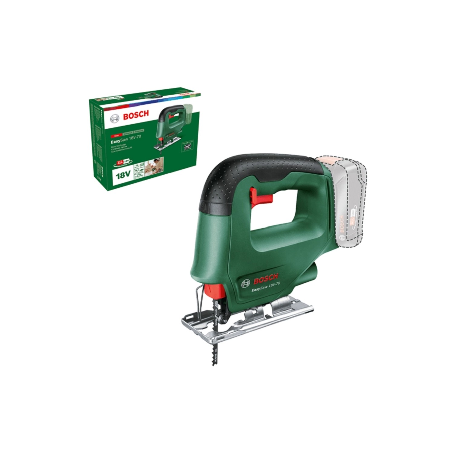 Bosch Aku kmitací pila EasySaw 18V-70 Solo