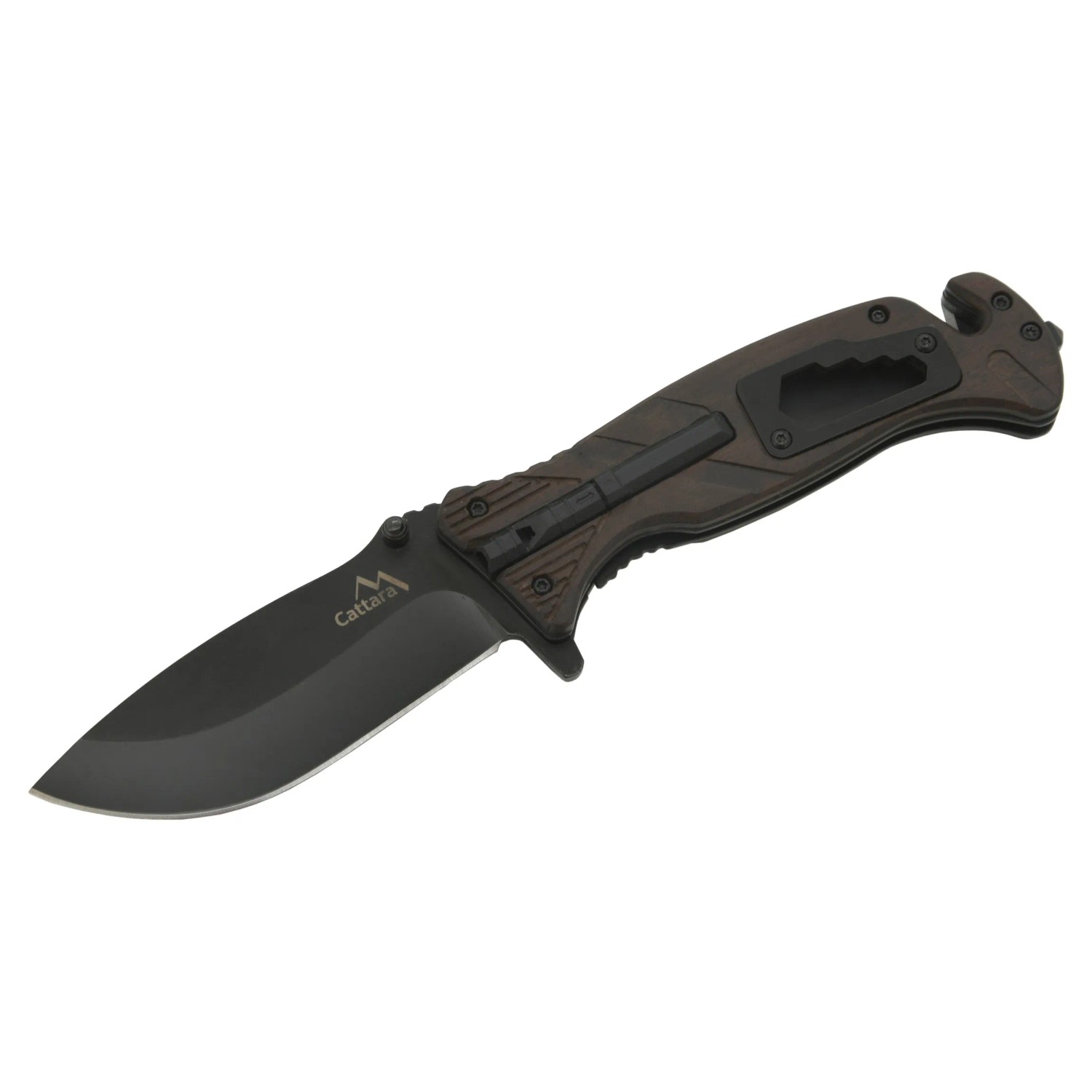 Cattara Zavírací nůž BLACK BLADE s pojistkou, 21,7 cm