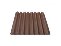 Onduline Vlnitá asfaltová deska EASYLINE INTENSE hnědá 100 x 76 cm, 0,76 m2 Onduline Vlnitá asfaltová deska EASYLINE INTENSE hnědá 100 x 76 cm, 0,76 m2