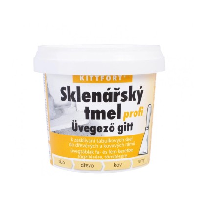 KITTFORT Sklenářský tmel Profi 0610 šedobéžový 700 g
