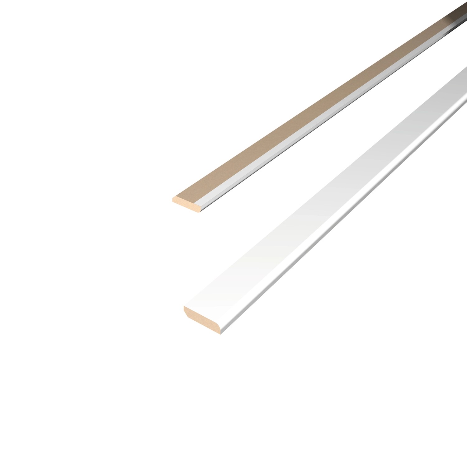 Egger Krycí lišta pro stěnový panel DecoWall AL201 bílá 2,4 m