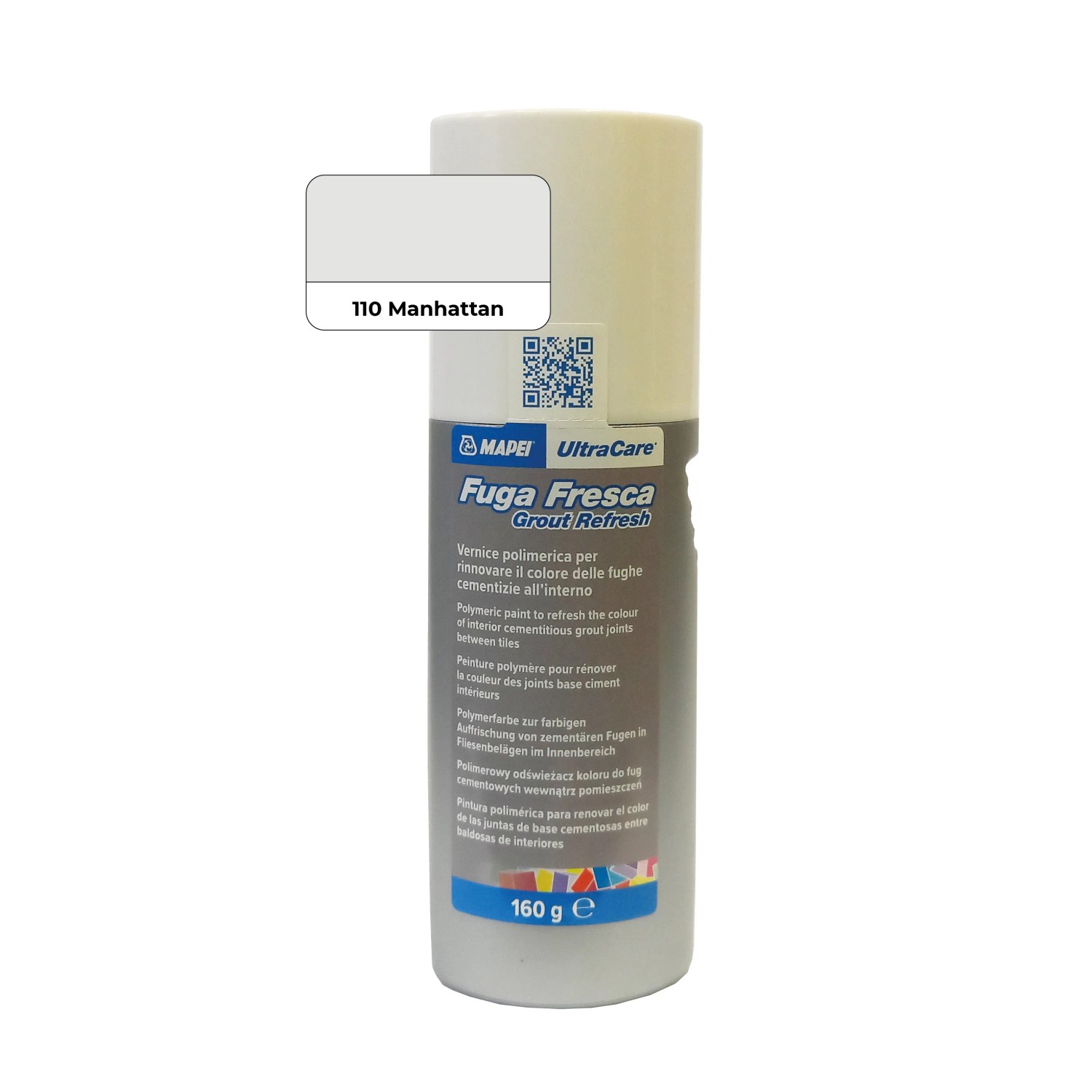 Fuga Fresca Mapei 160g | Colore Manhattan/110 | Vernice Per Rinnovare Fughe Cementizie - Foto 4