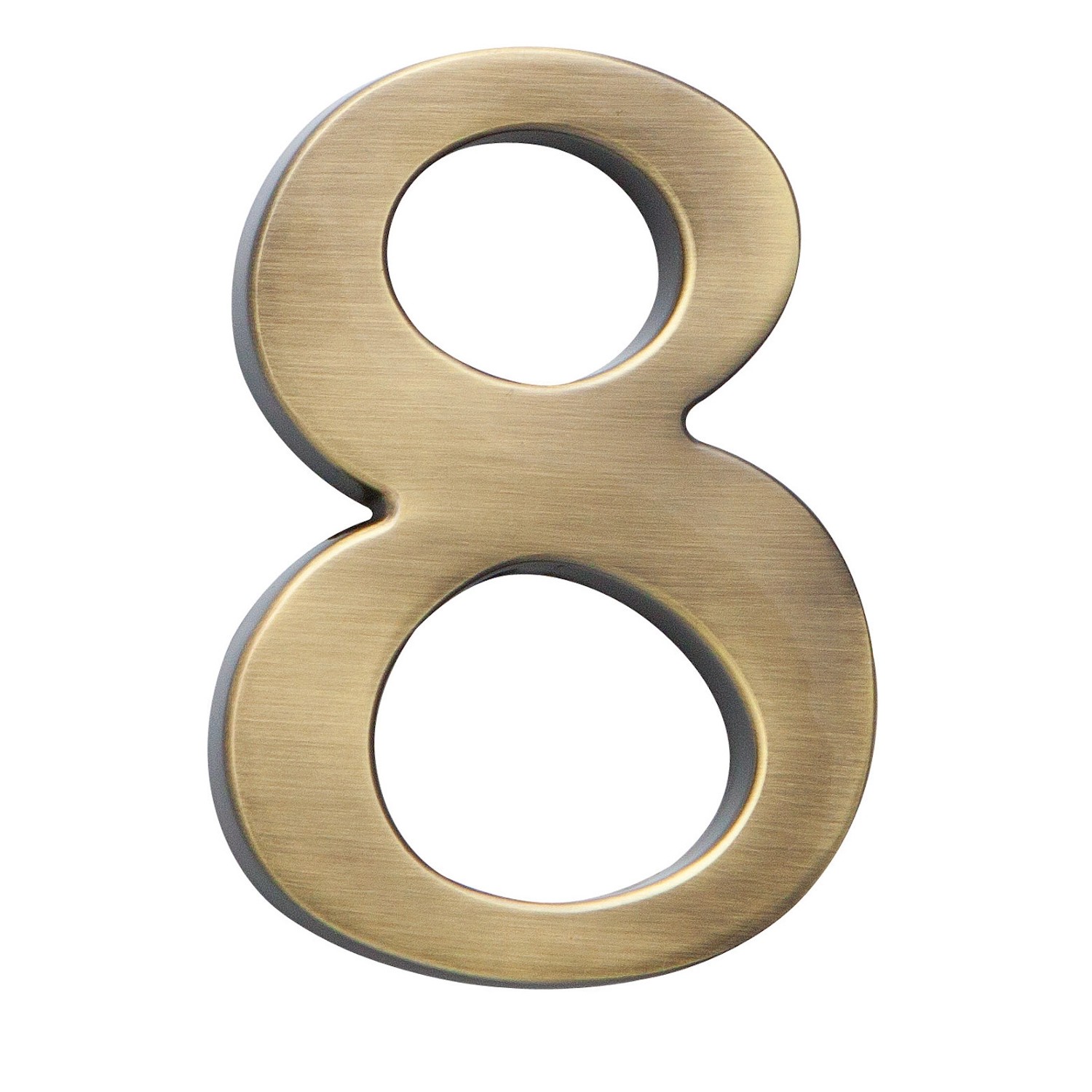 Cislo 3D bronz cesany 8