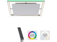 Paul Neuhaus Stropní LED svítidlo Helix, 40W, 4080lm, RGB+2700-5000K, 50 x 50 cm