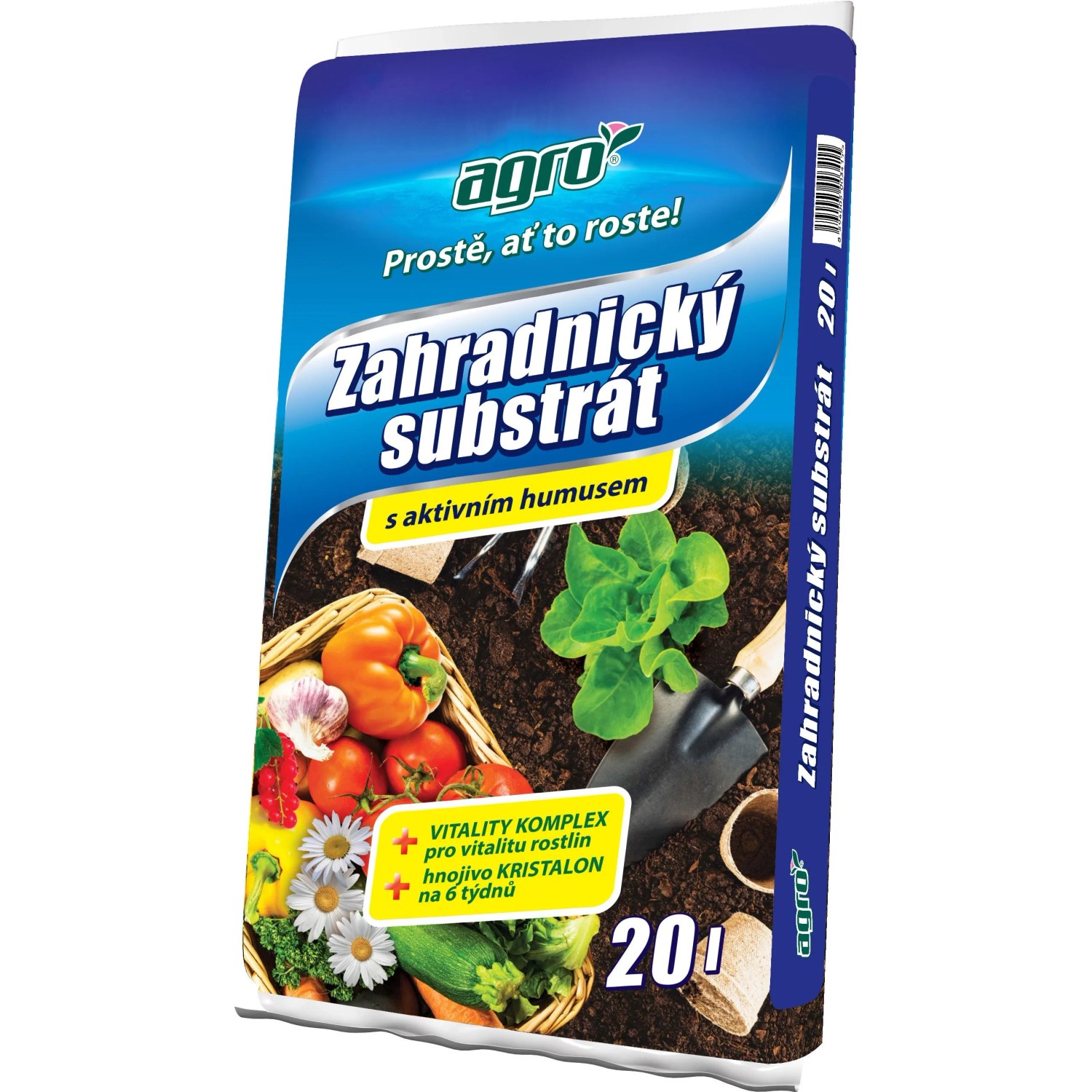 AGRO Zahradnický substrát s aktivním humusem 20 l