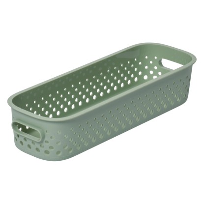 SmartStore Úložný koš Essence Slim zelený 29,5 x 10 x 6,5 cm, 1,3 l