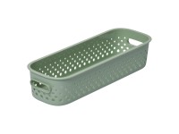 SmartStore Úložný koš Essence Slim zelený 29,5 x 10 x 6,5 cm, 1,3 l