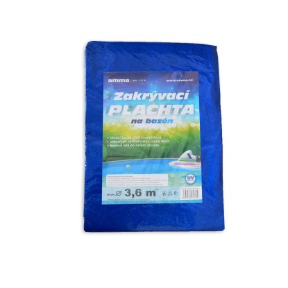 Zakrývací plachta na bazén modrá pr. 3,6 m