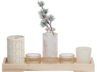 Koopman Sada svícnů na čajové svíčky 6dílná Koopman Sada svícnů na čajové svíčky 6dílná