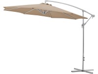 Gartenfreude Závěsný slunečník, šedohnědá, pr. 300 cm