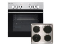 Respekta Vestavný sporák Leandro EB6000SETIXN, nerezová ocel 59 x 59,5 x 55,7 cm