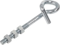 LUX-TOOLS Hák pro napínání lana, pozinkovaný, M10 x 145 mm