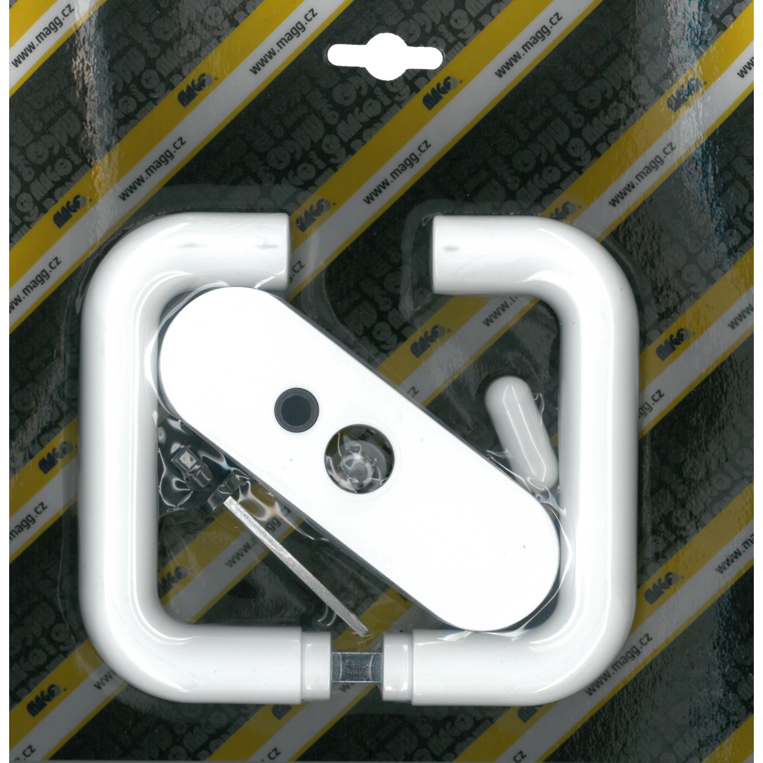 Magg Klika plastová dveřní mezipokojová bílá