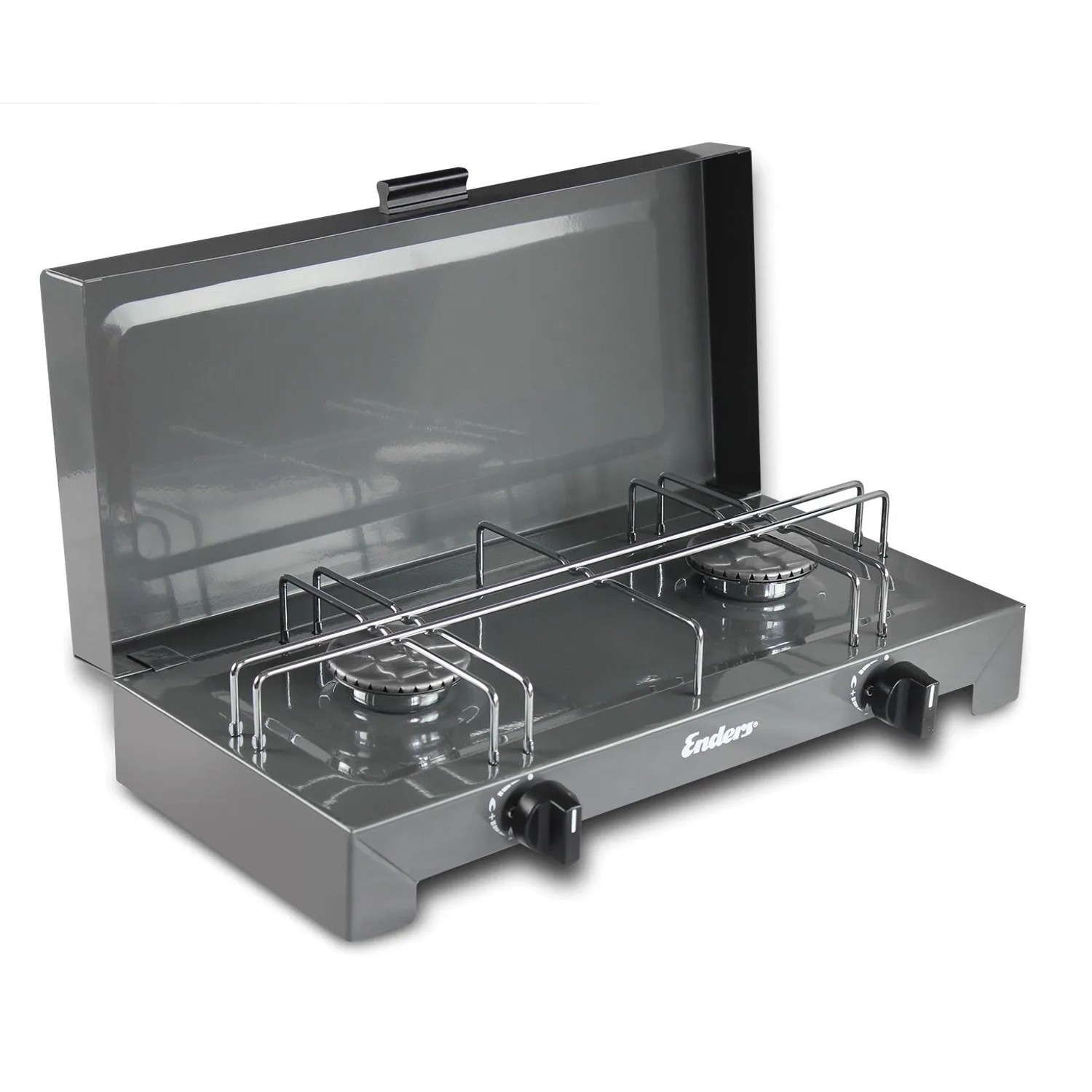 Enders Plynový vařič Canberra 2 x 2,3 kW, 43 x 26 x 10 cm