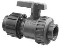 PVC ventil kulový, 40mm x F5/4