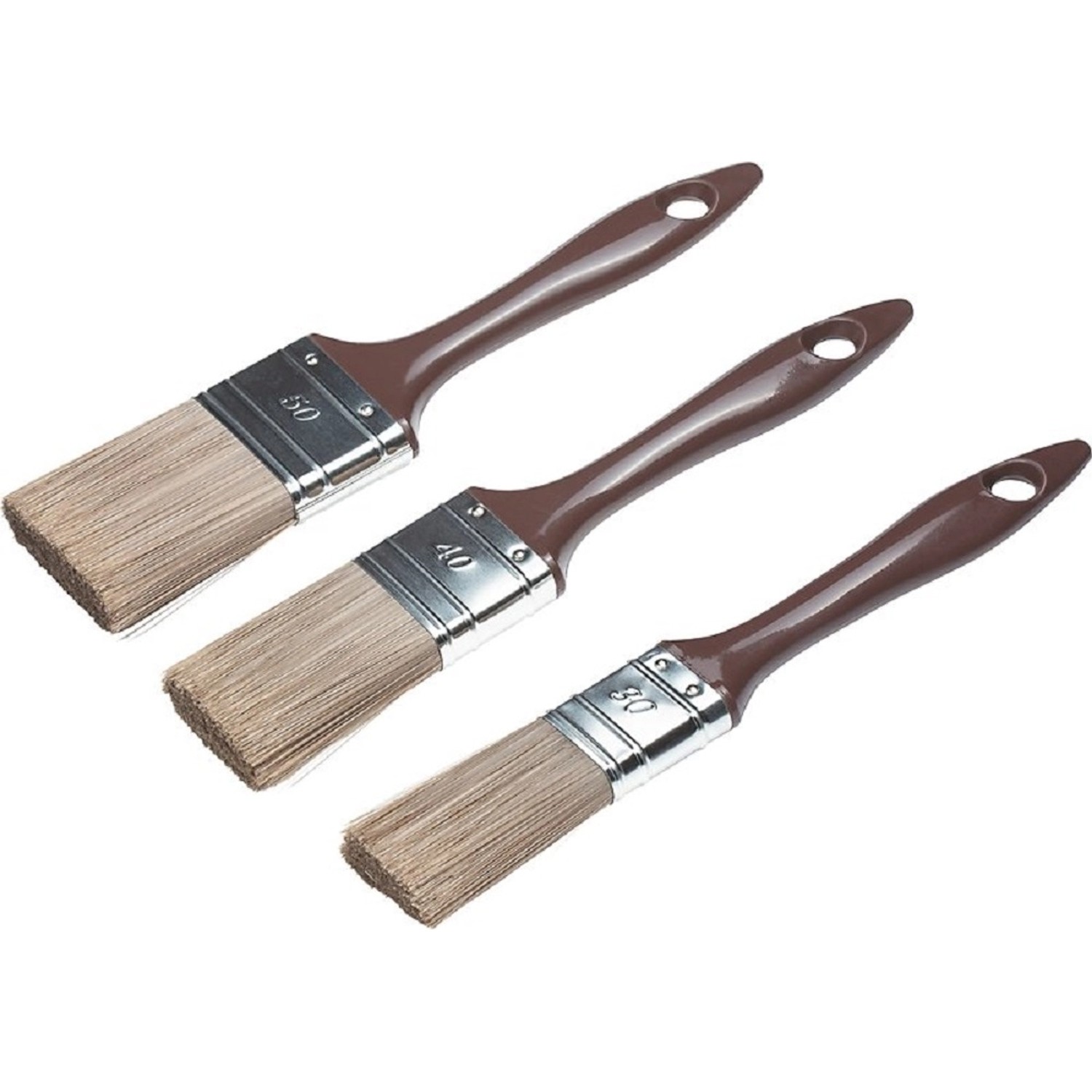 CLS Sada štětců na lazury, 3 ks