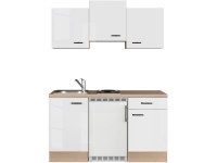 Flex-Well Kuchyně Valero 150 cm/typ 4 - lednice/varná deska