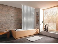 Kleine Wolke Rohová sprchová roleta mléčná 56/132 cm x 240 cm