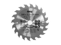 Magg Pilový kotouč 160 x 2,2 x 20 mm / 20 zubů rovné Magg Pilový kotouč 160 x 2,2 x 20 mm / 20 zubů rovné