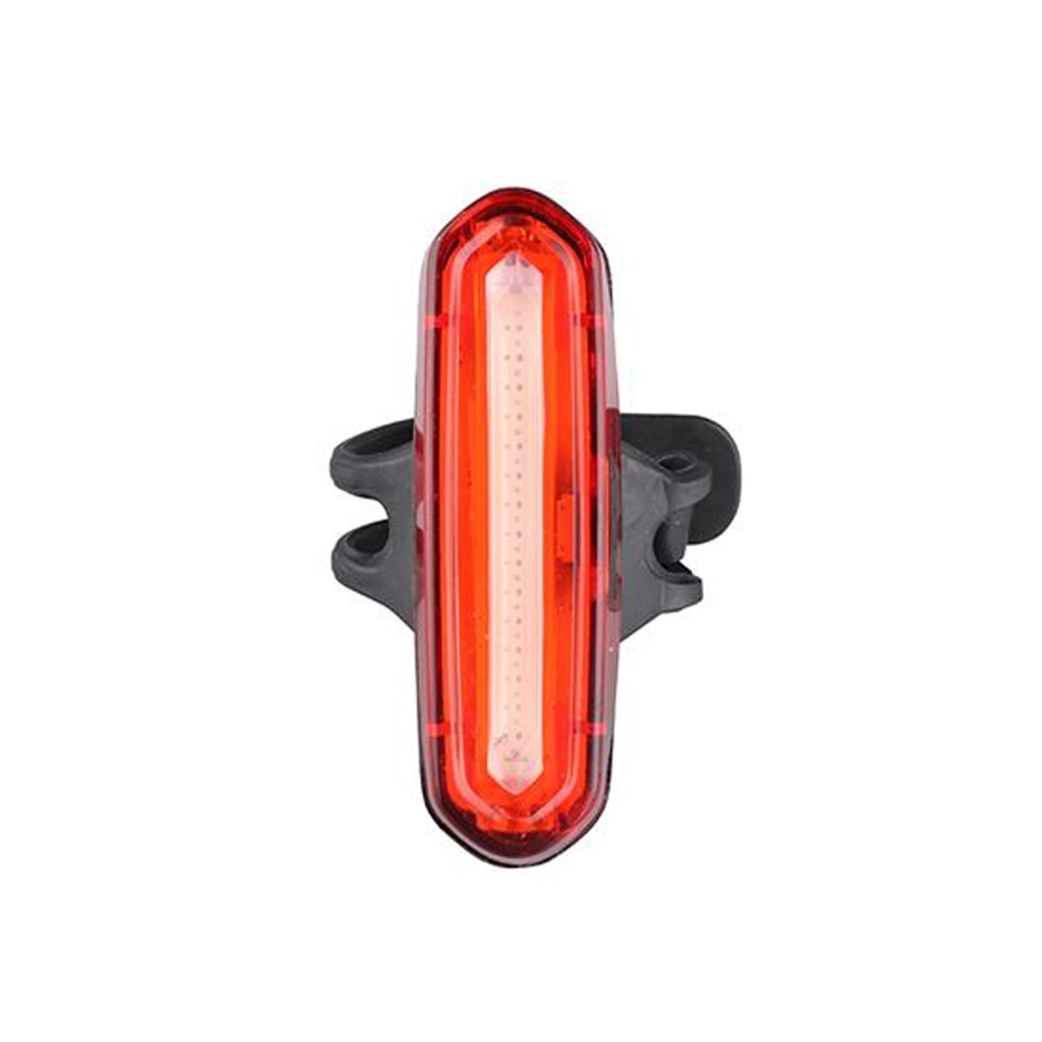 Solight LED zadní cyklo světlo nabíjecí, 3 W COB, černo-červená