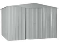 Globel Plechový zahradní domek Gartenmanager Dream 108, stříbrná, 295 x 237 cm