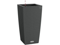 Lechuza Květináč Cubico Cottage 30 antracitový, 565 x 295 x 295 mm