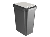 Tontarelli Odpadkový koš Touch & Lift 45 l, bílá/černá Tontarelli Odpadkový koš Touch & Lift 45 l, bílá/černá