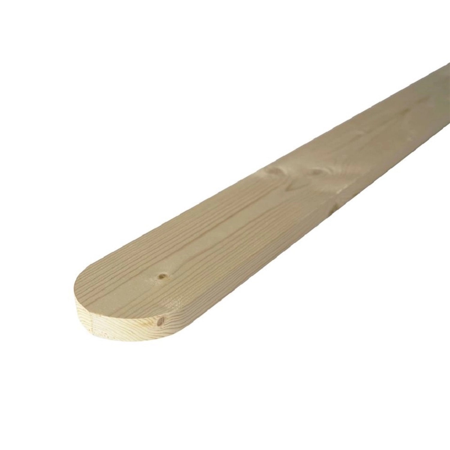 ASKO Plotovka ze smrkového dřeva, zakulacený konec, 19 x 92 x 1500 mm
