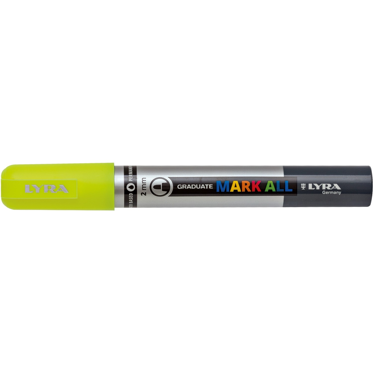 LYRA Akrylový popisovač Graduate MARK ALL neon žlutý, M - 2 mm