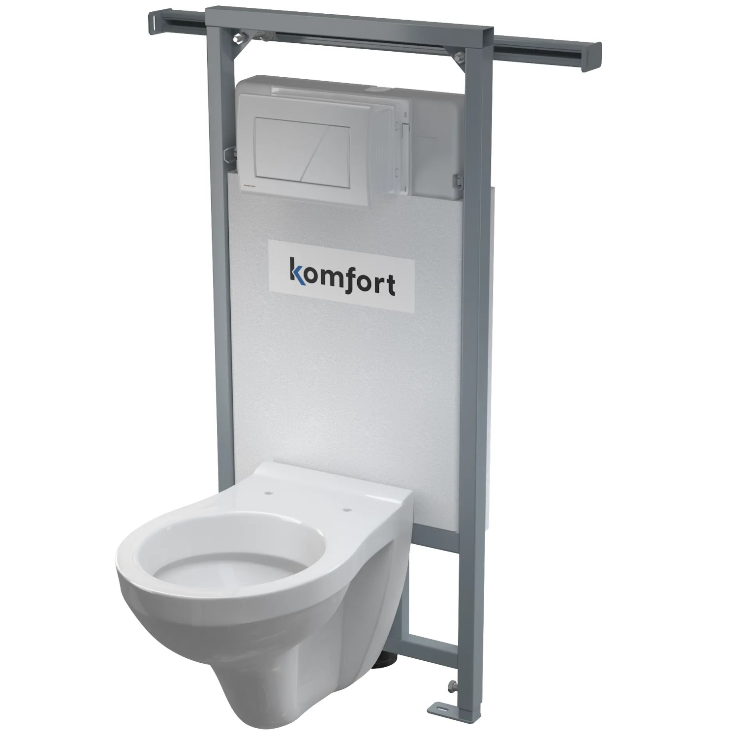Alcadrain WC set Komfort C102-SET-01 + závěsné WC AURA do bytových jader