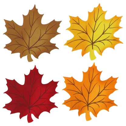 Stolní prostírání javorový list, 4 provedení, 39 x 41 cm