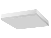 EURAKLES LED svítidlo 12W, 800lm, 4000K, IP44, bílé, 22 x 22 x 5,1 cm