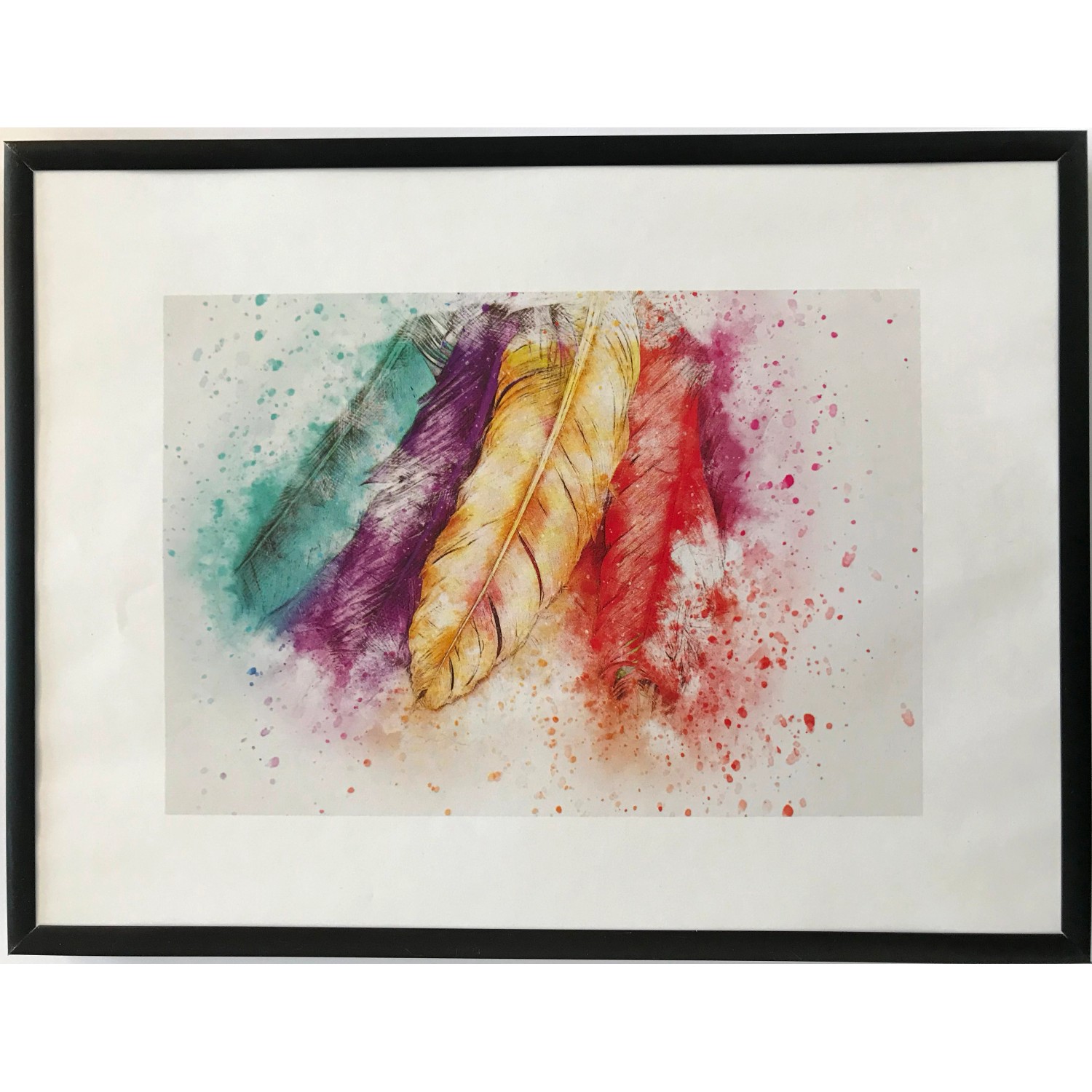 Bondecor Hliníkový fotorám, lišta šířka 10 mm, černý, 50 x 60 cm